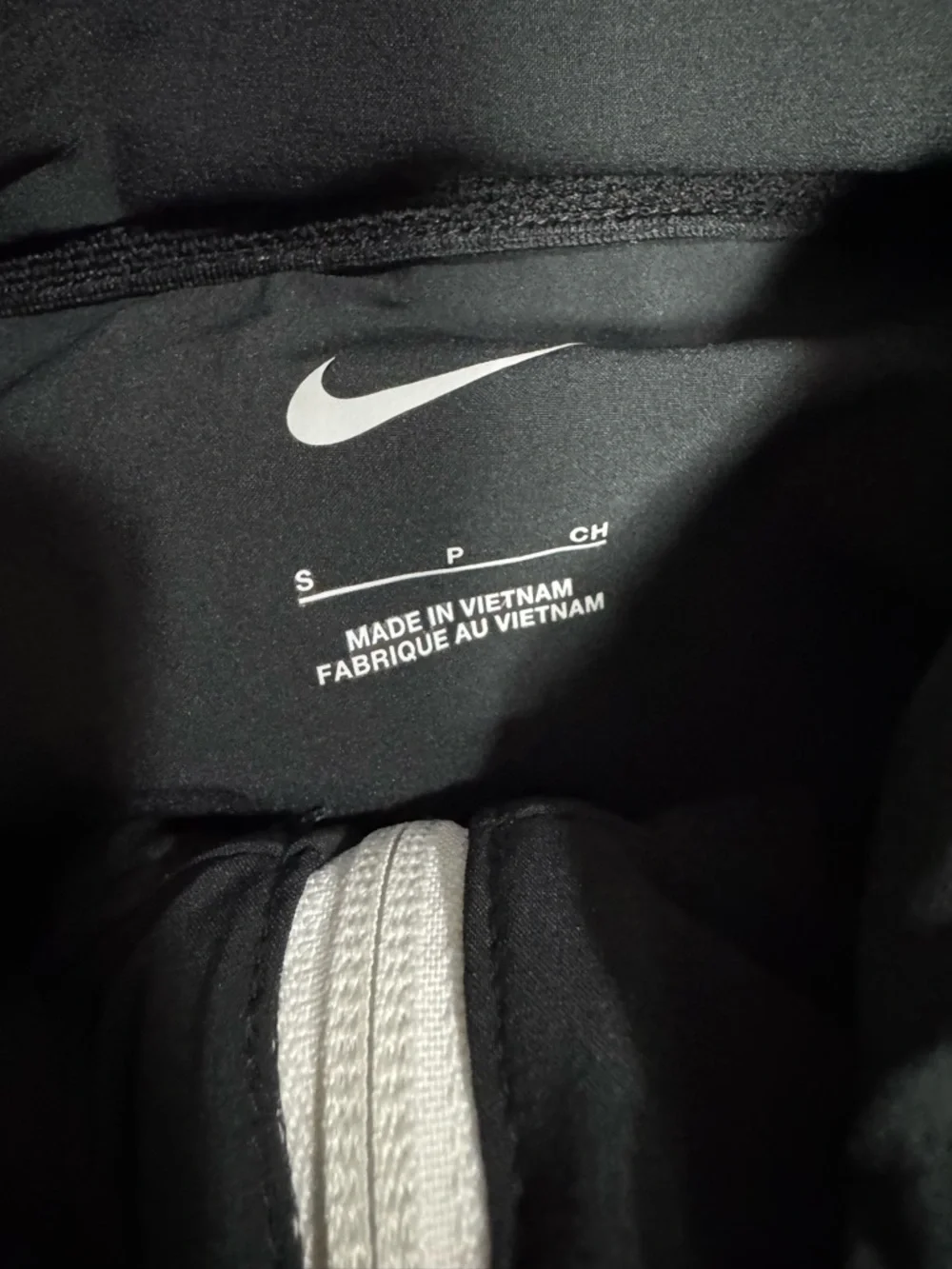 Nike Football Coach's Hooded 1/4 Zip Jacket Black Mens Size Small *MEASUREMENTS* - Picture 7 of 8